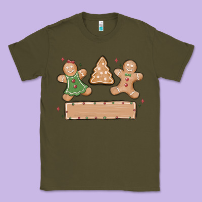 Classic Tee gingerbread christmas