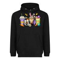 Black easter day coffee cups Heavyweight Hoodie - Zillion Design Studio