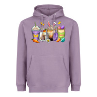Lavender easter day coffee cups Heavyweight Hoodie - Zillion Design Studio