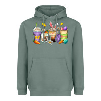 Sage easter day coffee cups Heavyweight Hoodie - Zillion Design Studio