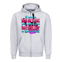 Heather Grey it was rough week but i didn't need bail money so Zipper Hoodie - MaliasSmallBusiness