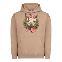 Pigment Burro western llama and roses Urban Hoodie - LillyAllenDesigns