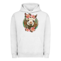 Pigment Lunar Rock western llama and roses Urban Hoodie - LillyAllenDesigns