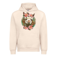 Sandshell western llama and roses Urban Hoodie - LillyAllenDesigns