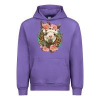 Tulip western llama and roses Urban Hoodie - LillyAllenDesigns