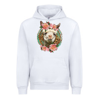 White western llama and roses Urban Hoodie - LillyAllenDesigns