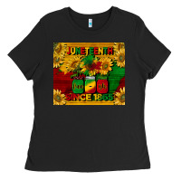 Black juneteenth since 1865 tumbler Ladies Tee - BarkalooDesign