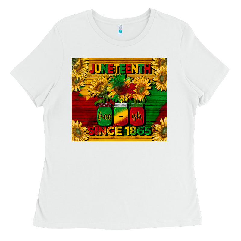 Juneteenth Since 1865 Tumbler Ladies Tee by BarkalooDesign | Teevron