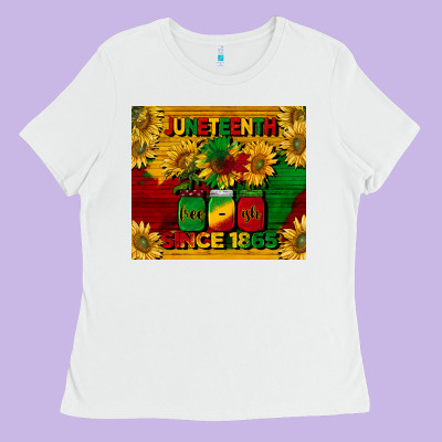 Juneteenth Since 1865 Tumbler Ladies Tee Designed By Barkaloodesign