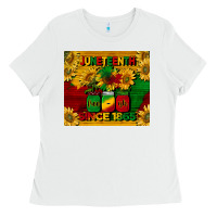White juneteenth since 1865 tumbler Ladies Tee - BarkalooDesign