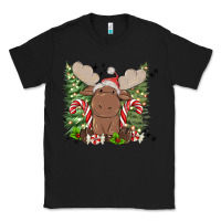 Black christmas reindeer Classic Tee - MaliasSmallBusiness
