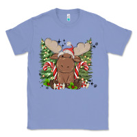 Colony Blue christmas reindeer Classic Tee - MaliasSmallBusiness