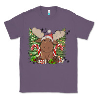 Lavender christmas reindeer Classic Tee - MaliasSmallBusiness