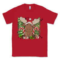 Red christmas reindeer Classic Tee - MaliasSmallBusiness