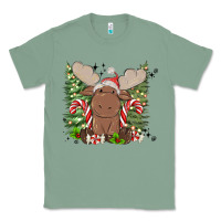Sage christmas reindeer Classic Tee - MaliasSmallBusiness