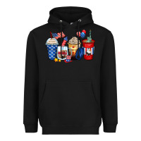Black 4th of july coffee cups Heavyweight Hoodie - Zillion Design Studio