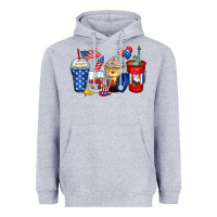 4th Of July Coffee Cups Heavyweight Hoodie | Teevron