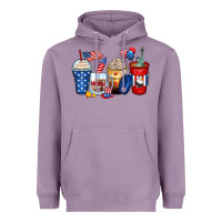 Lavender 4th of july coffee cups Heavyweight Hoodie - Zillion Design Studio