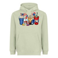 Matcha 4th of july coffee cups Heavyweight Hoodie - Zillion Design Studio