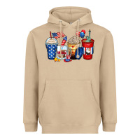 Mushroom 4th of july coffee cups Heavyweight Hoodie - Zillion Design Studio