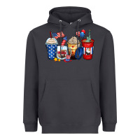 Smoke 4th of july coffee cups Heavyweight Hoodie - Zillion Design Studio