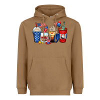 Toasted Coconut 4th of july coffee cups Heavyweight Hoodie - Zillion Design Studio