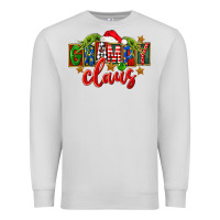 Dove Grey Christmas grampy claus Premium Sweatshirt - FaDigitalArtStudio