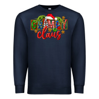 Navy Christmas grampy claus Premium Sweatshirt - FaDigitalArtStudio