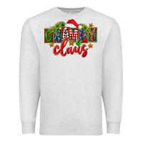 Oatmeal Heather Christmas grampy claus Premium Sweatshirt - FaDigitalArtStudio
