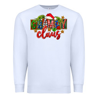 White Christmas grampy claus Premium Sweatshirt - FaDigitalArtStudio