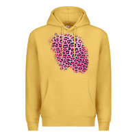 Antique Gold pink leopard patch Premium Hoodie - AdoDesignShop