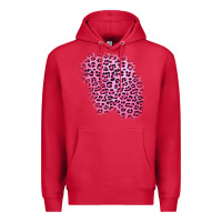 Cardinal pink leopard patch Premium Hoodie - AdoDesignShop