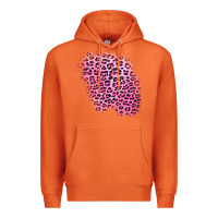 Carrot pink leopard patch Premium Hoodie - AdoDesignShop