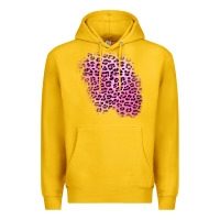 Lemon pink leopard patch Premium Hoodie - AdoDesignShop