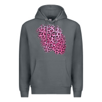 Rock pink leopard patch Premium Hoodie - AdoDesignShop