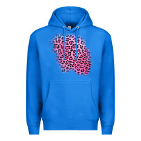 True Royal pink leopard patch Premium Hoodie - AdoDesignShop
