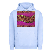 Pigment Grape Ice mardi gras  leopard pink glitter bead Urban Hoodie - BarkalooDesign