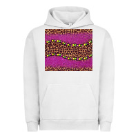 Pigment Lunar Rock mardi gras  leopard pink glitter bead Urban Hoodie - BarkalooDesign