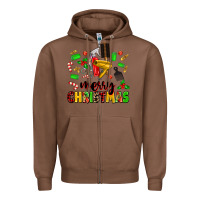 Chestnut merry christmas hair Zipper Hoodie - MaliasSmallBusiness