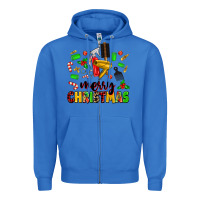 True Royal merry christmas hair Zipper Hoodie - MaliasSmallBusiness
