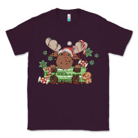 Plum christmas reindeer Classic Tee - MaliasSmallBusiness
