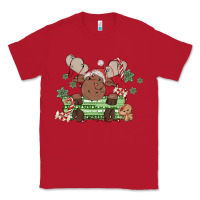 Red christmas reindeer Classic Tee - MaliasSmallBusiness