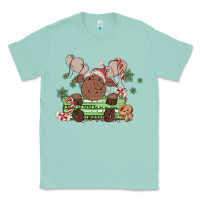 Seafoam christmas reindeer Classic Tee - MaliasSmallBusiness