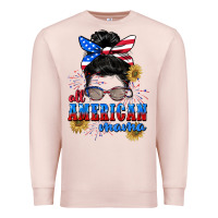 All American Mama 4th Of July Premium Sweatshirt | Teevron