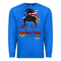 True Royal All American Mama 4th of July Premium Sweatshirt - CowGirlArtShop