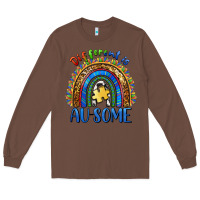 Chestnut different is ausome Long Sleeve Tee - BarkalooDesign