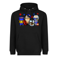 Black police coffee cups Heavyweight Hoodie - Zillion Design Studio