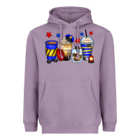 Lavender police coffee cups Heavyweight Hoodie - Zillion Design Studio
