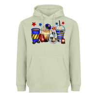Matcha police coffee cups Heavyweight Hoodie - Zillion Design Studio