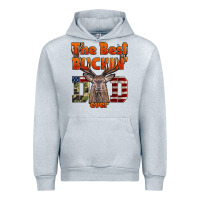 Heather Grey The Best Bucking Dad Ever Urban Hoodie - LillyAllenDesigns